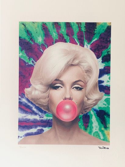 null BrainRoy (born 1980)

"Marilyn Ballon, Tie and dye, Green and purple" 

Digital...