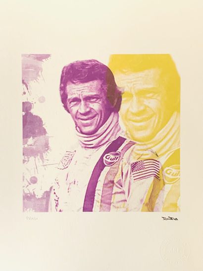 null BrainRoy (born 1980)

"Steve McQueen, Le Mans" 

Digital polychrome lithograph,...