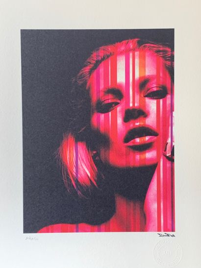null BrainRoy (born 1980)

"Kate Moss Lines" 

Digital polychrome lithograph, signed...