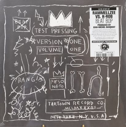 null Jean-Michel Basquiat (after)

"Rammelze and Krob/ Beat Bop

Silkscreen on vinyl...