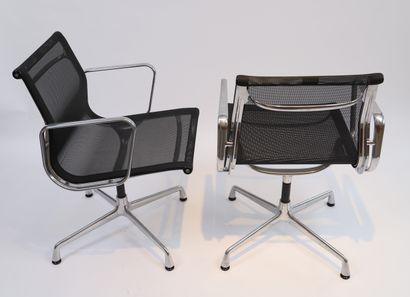 null Aluminium chair EA108 by Charles and Ray Eames Vitra edition

Pair of chairs,...