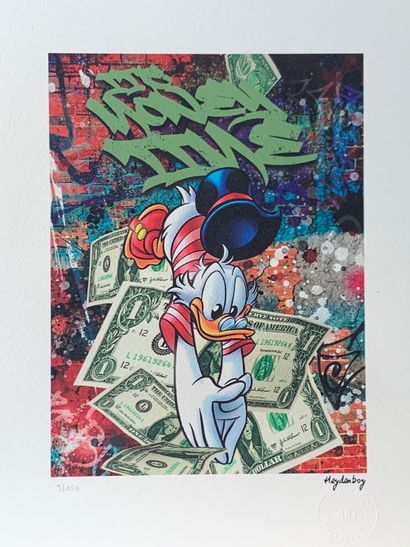null Heydenboy

"Scrooge Swim"

Digital polychrome lithograph, signed and edited...