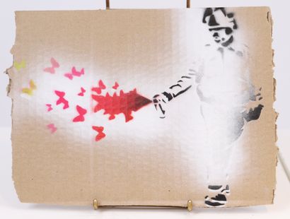 null Banksy (after) - "Enjoy your free Art" Souvenir of

Dismaland

Aerosol and stencil...