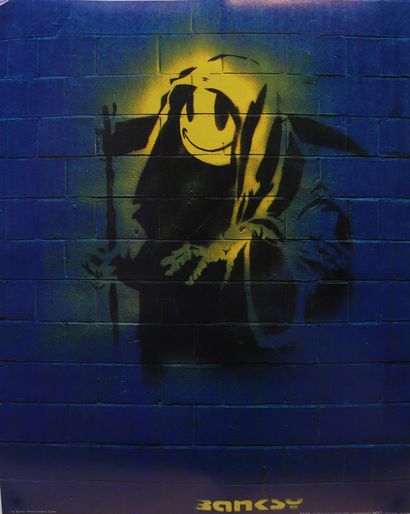 null Banksy (after) - Grin Reaper

Offset print, copyrighted by the photographer...