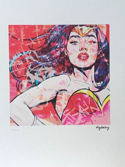null Heydenboy

"Wonderwoman, Red White"

Digital polychrome lithograph, signed and...