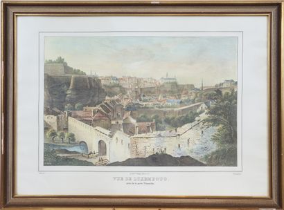 null Lithographie - Luxembourg

Lithographie polychrome représentant la prise de...