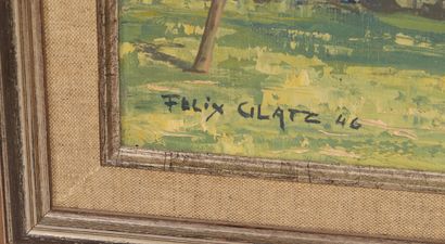 null Félix GLATZ (1894-1953)

Artiste peintre luxembourgeois, membre du CAL

Huile...