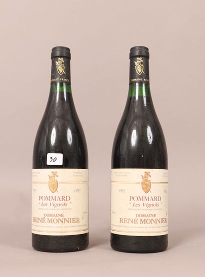 null Pommard (x2)

"Les Vignots

Domaine René Monnier

1992

0,75L