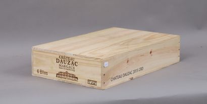 null Château Dauzac (x6)

Margaux

2015

Closed wooden case

0,75L