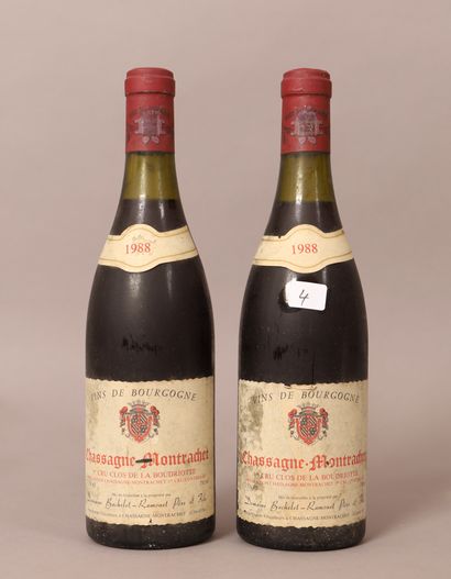 null Chassagne Montrachet (x2)

1er cru clos de la Boudriotte

Domaine Bachelet-Ramonet

1988

0...