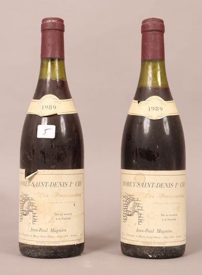 null Morey-St-Denis (x2)

1er cru "Les Faconnières

Domaine Jean-Paul Magnien

1989

0...