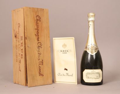  Champagne KRUG (x1) 
Clos du Mesnil 
1979 
This year inaugurates the first bottles...