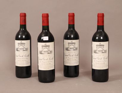 null Grand Vin de Léoville du marquis de Las Cases (x4)

Saint-Julien Médoc

1990

0...