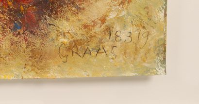 null Gust Graas (1924-2020)

Artiste peintre luxembourgeois 

Acrylique sur papier,...