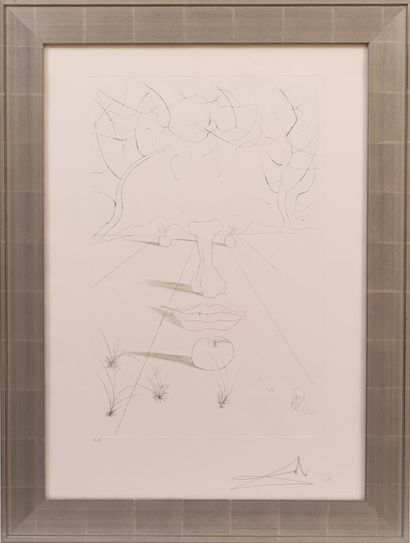 null "Aurelia" by Salvador DALI (1904-1989)

Framed etching under glass.

EA signed...