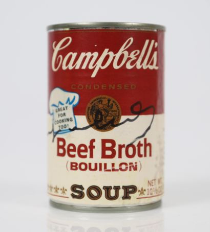 null Andy Warhol (after) - Campbell's can with an Andy Warhol inscription

Dimensions:...