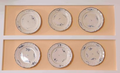 Set of 6 plates Villeroy and Boch
Fine earthenware...