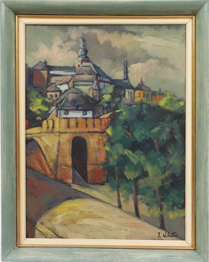 Josy Klein (né en 1924)
Artiste peintre luxembourgeois
Huile...