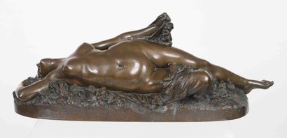 null "Reclining Bacchante" by Auguste Clésinger (1814-1883)
French sculptor
In bronze...