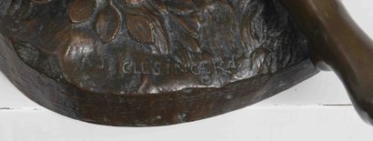 null "Bacchante couchée" d'Auguste Clésinger (1814-1883)
Sculpteur français
En bronze...