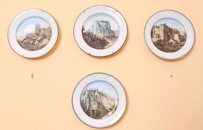 null Plates ZENS brothers (earthenware of Echternach - Luxembourg)
Set of 4 plates,...