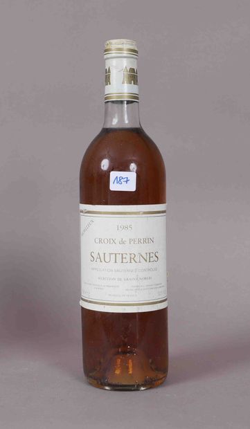 null Croix de Perrin (x1)

Sauternes

1985

0,75L