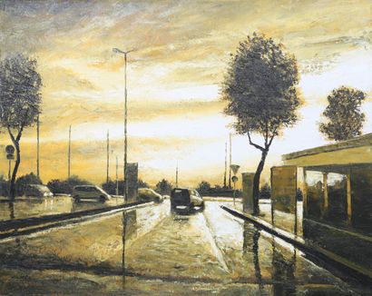 null "Sensazione di luce" de David FRISONI (né en 1965)
Artiste peintre italien
Huile...