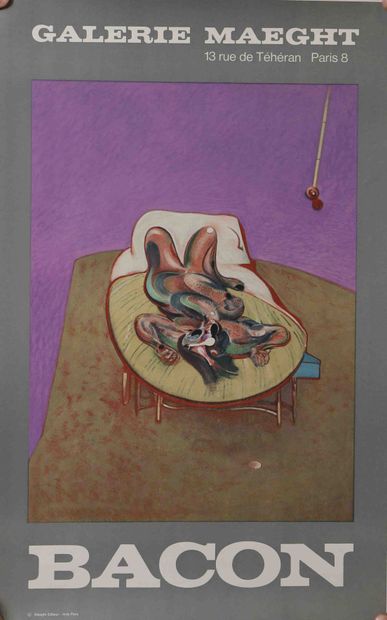 null Francis Bacon (1909-1992)
Affiche exposition Galerie Maeght Paris (France)
Dimensions:...