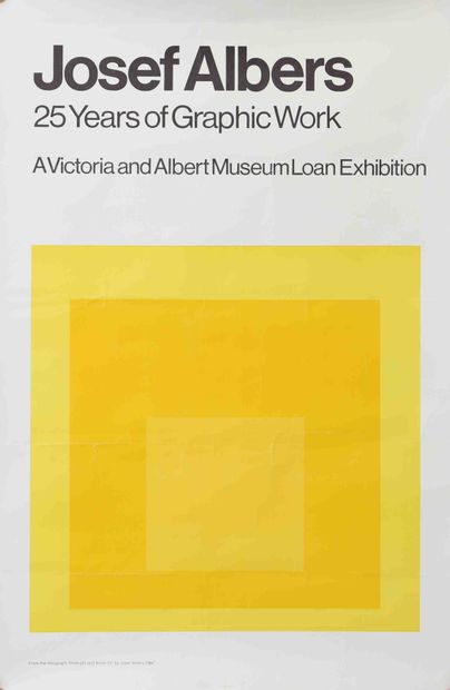 null Josef Albers (1988-1976) d'aprés "Midnight and Noon VII"
Affiche exposition...