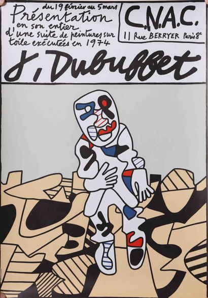 Jean Dubuffet (1901-1985)
Affiche d'exposition...