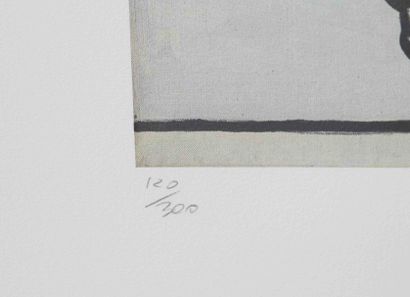 null Fernand Leger (1881-1955)
Lithographie polychrome, initiales sur la planche...