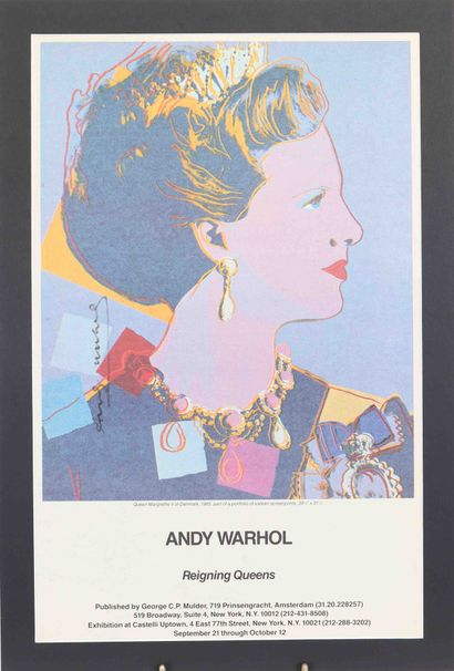 Andy WARHOL (1928-1987)
Affiche publicitaire...