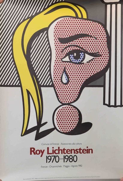 null Roy Lichtenstein (1923-1997)
Affiche originale de l'exposti+D5:D285on retrospective...