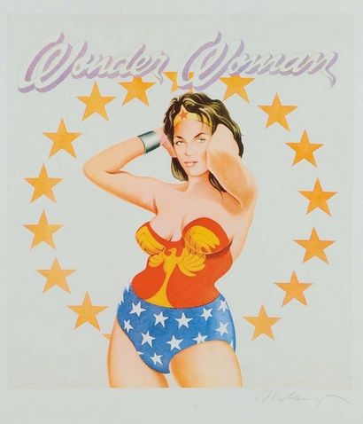 Wonder Woman, Print d'après Mel Ramos, épreuve...