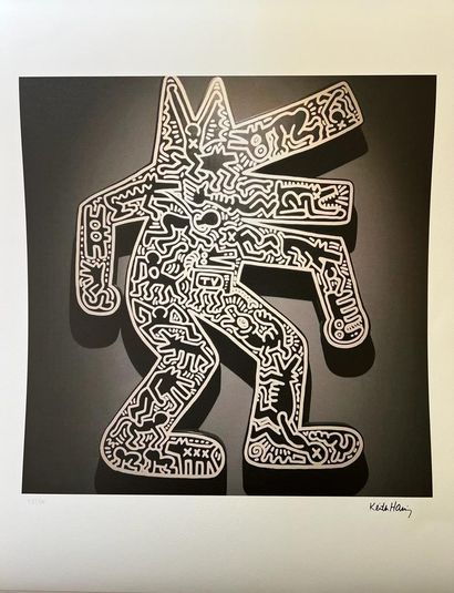 Wolf, d'après Keith Haring, lithographie...