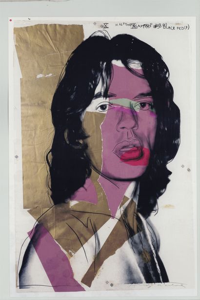 Andy Warhol (d'après) 

Affiche Mick Jagger...