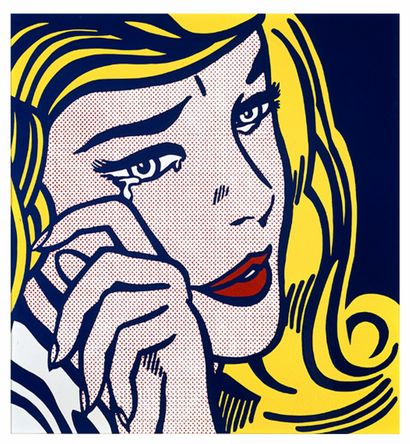 Crying Girl 2 (1964), Print d'après Roy Lichtenstein,...