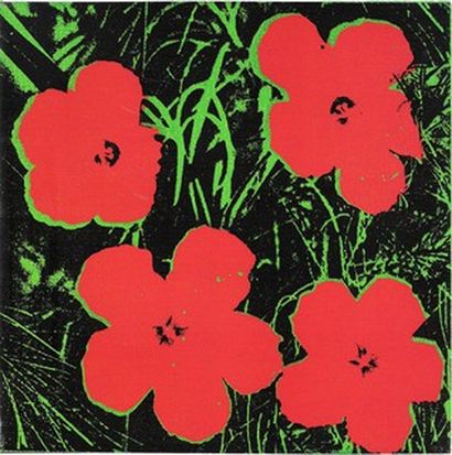Flowers, d'après Andy Warhol, lithographie...