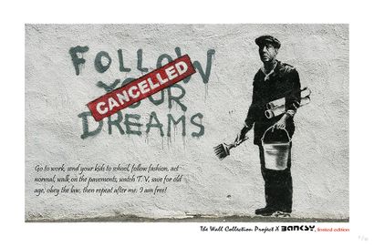 null Banksy (d'après)

Follow your dreams, The Wall Edition x Banksy after, visual...