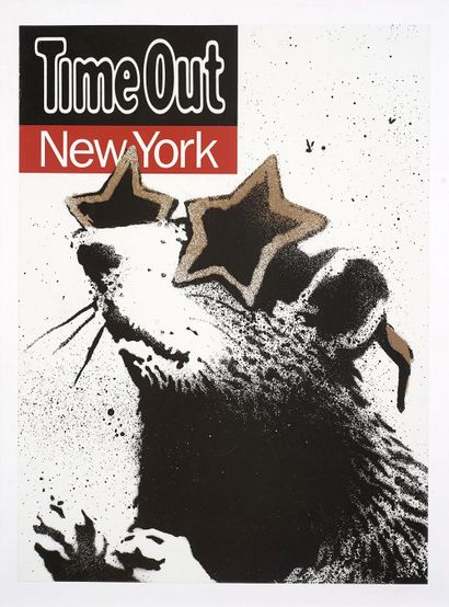 null Banksy (d'après), Affiche du Time Out Londres, 

Papier Affiche, Dimension 60...