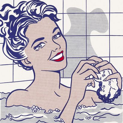 Woman in bath (1963), Print d'après Roy Lichtenstein,...