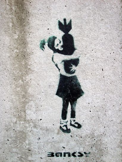 Bomb Hugger, Print d'après Banksy (after),...