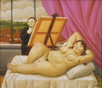Nude (1998), Print d'après Fernando Botero,...