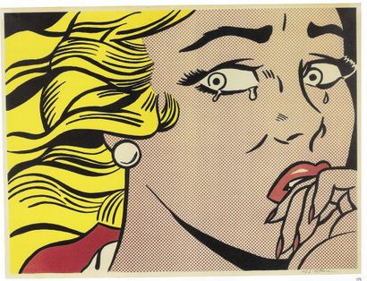 Crying Girl, Print d'après Roy Lichtenstein,...