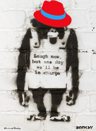 Monkey Hat, Banksy / This is not Banksy,...