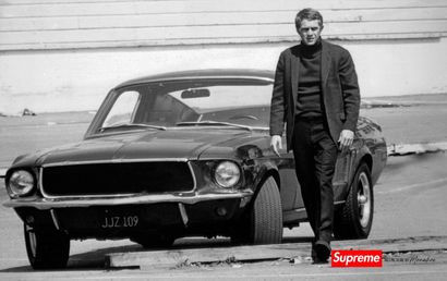 null Steeve McQueen 2, Supreme by Monakoe, Photo printed on glossy paper, Silver...