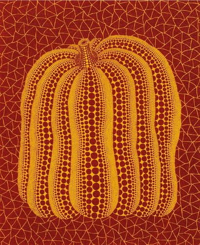 null A Pumpkin (2004), Print, d'après Yayoi Kuzama, Épreuve en couleur signée sur...