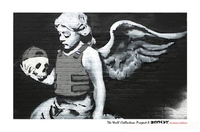 Banksy (d'après) 
Angel, The Wall Edition...