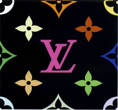null Black Monogram (2003), Print after Takashi Murakami, color proof, signed on...