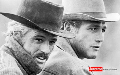 null Paul Newman & Robert Redford, Supreme by Monakoe, Photo imprimée sur papier...